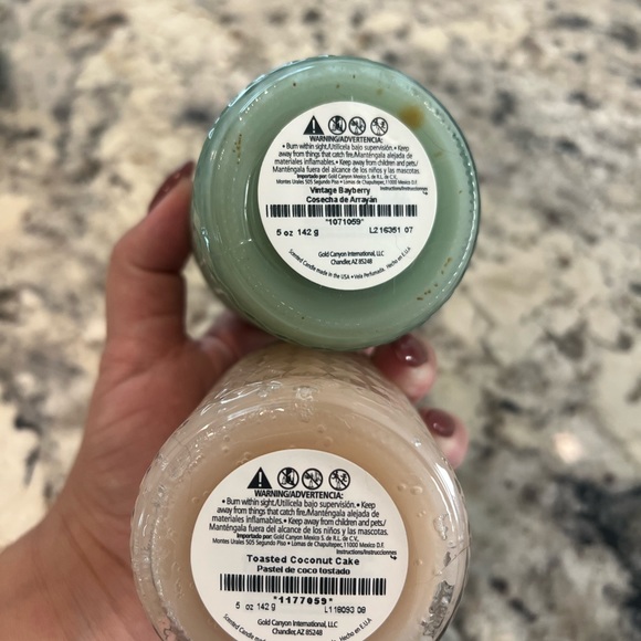 RARE~ Gold Canyon Toasted Coconut Cake & Vintage Bayberry candles ((BRAND NEW)) - Picture 3 of 3